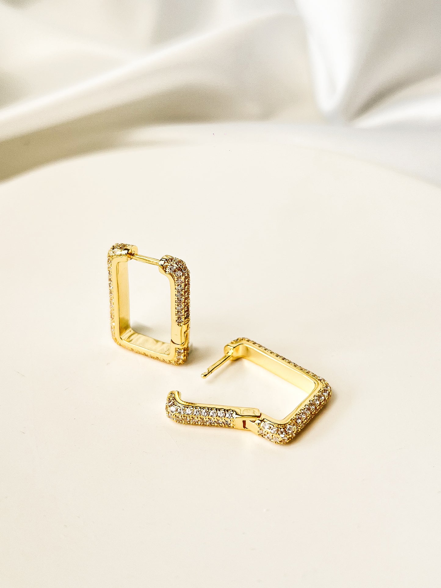 Carlotta gold hoops